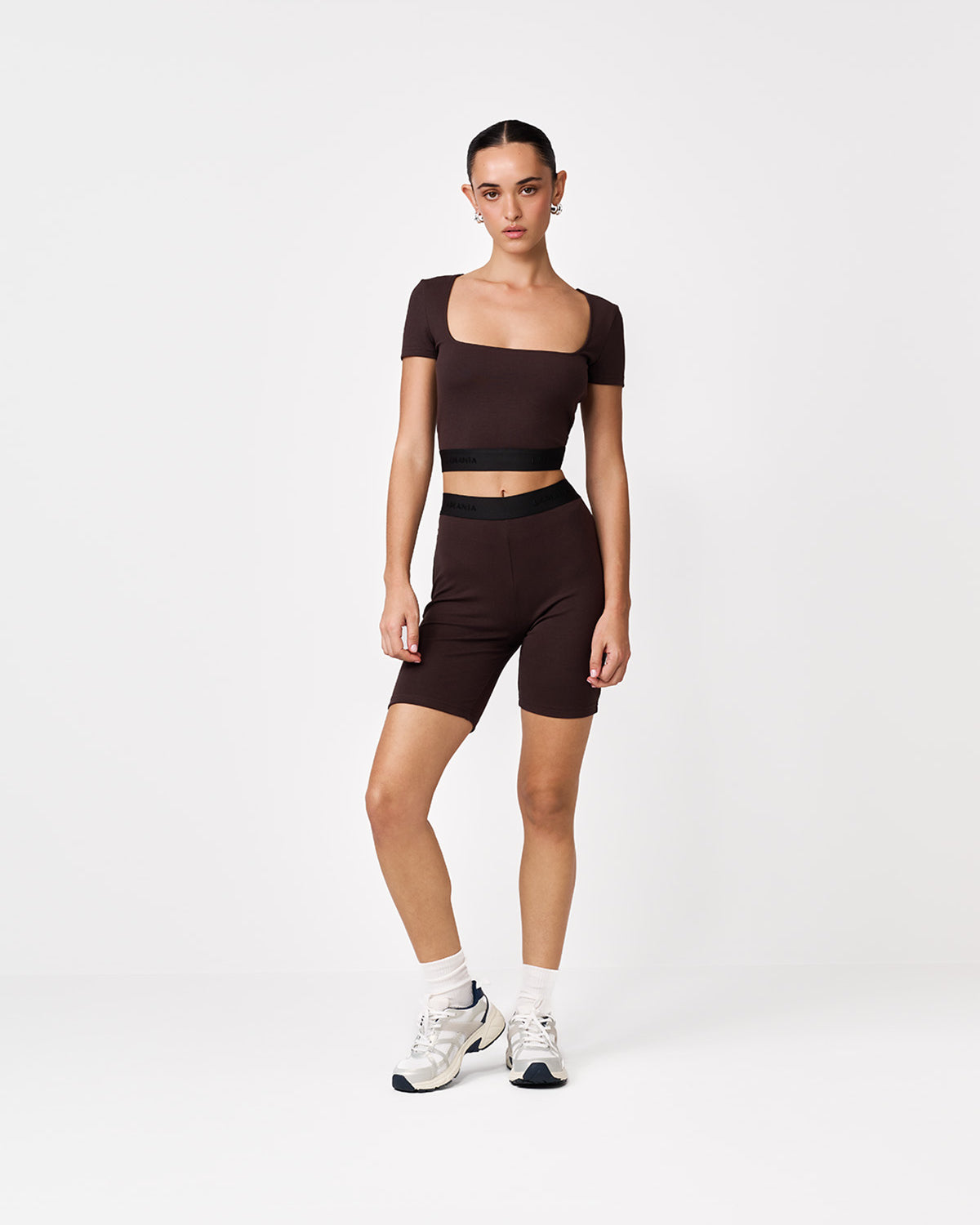 FITNESS TOP LEX DARK CHOCOLATE
