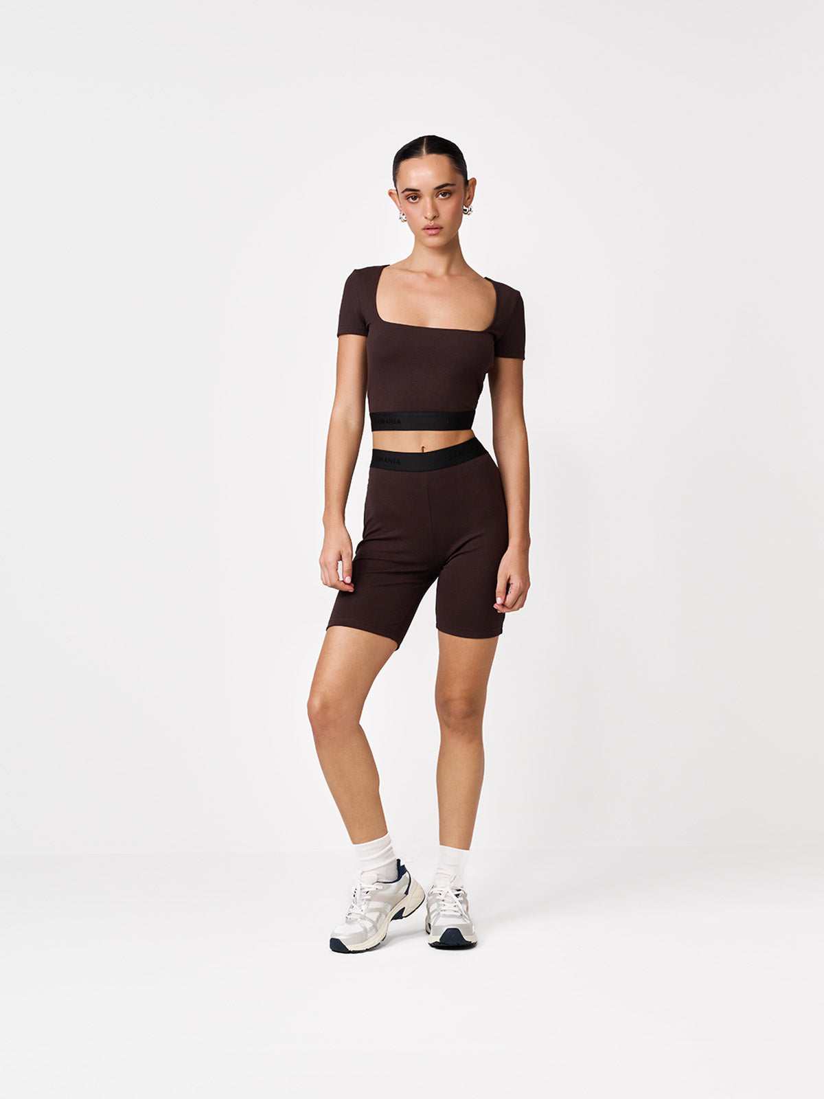 FITNESS TOP LEX DARK CHOCOLATE
