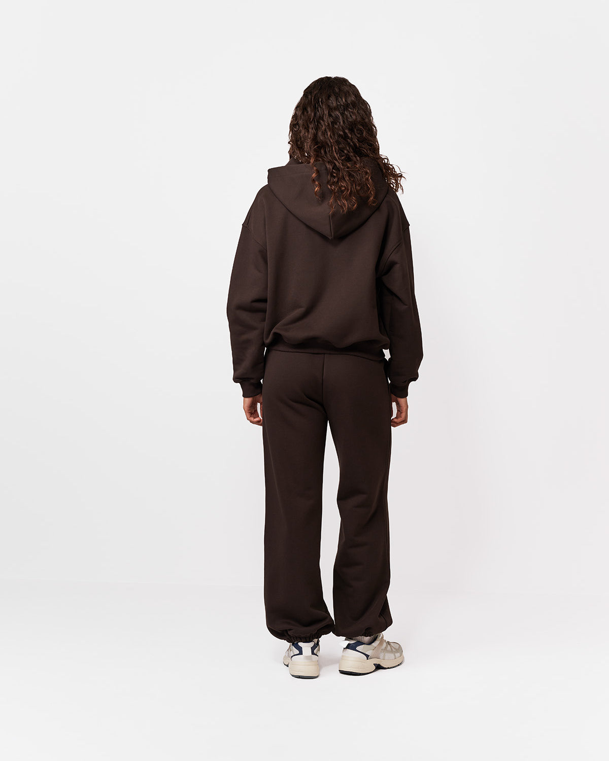 BLUZA Z KAPTUREM BROOK DARK CHOCOLATE