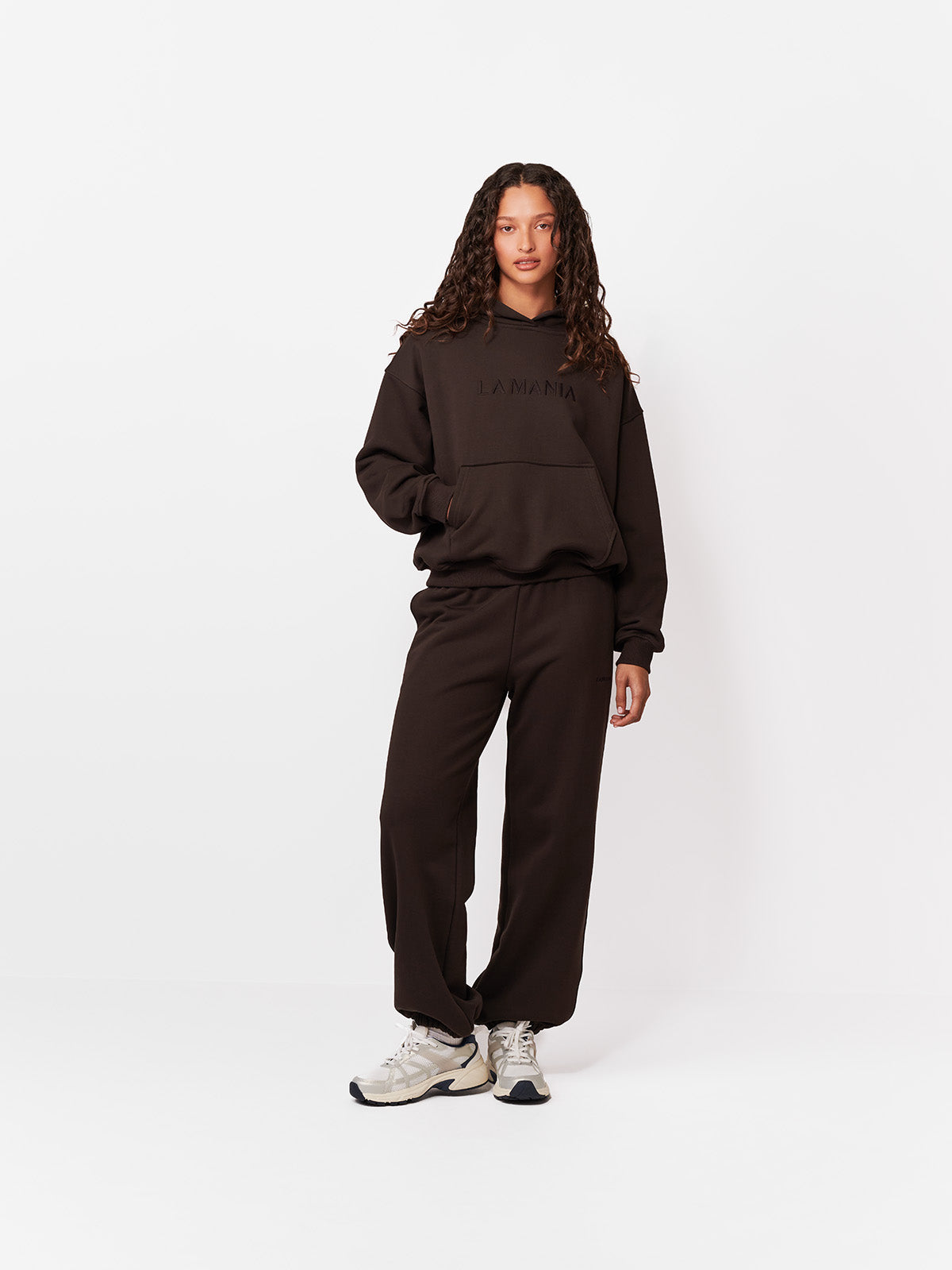 BLUZA Z KAPTUREM BROOK DARK CHOCOLATE