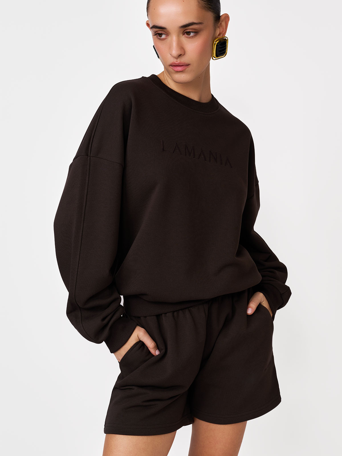 BLUZA BEZ KAPTURA BEL DARK CHOCOLATE