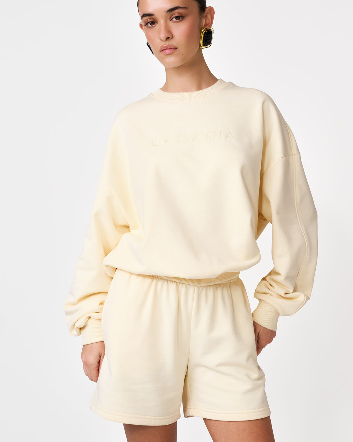 BLUZA BEZ KAPTURA BEL BUTTER YELLOW