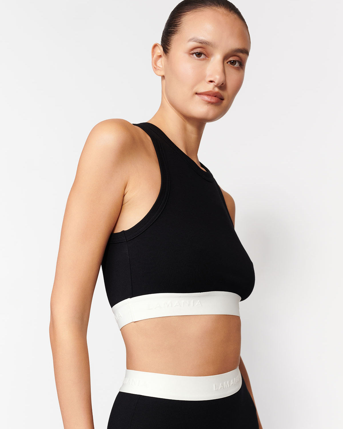 CROP TOP CANIS BLACK