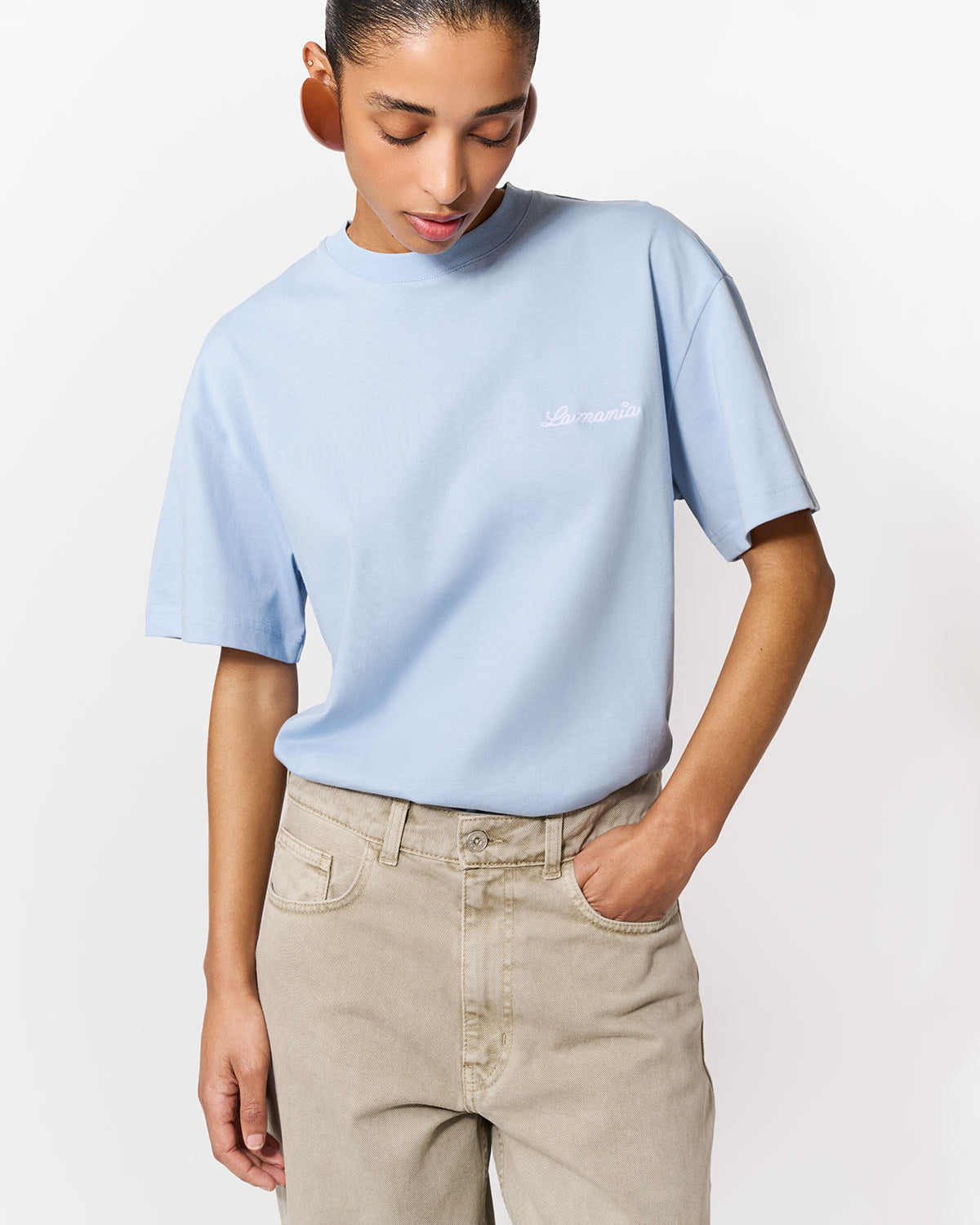 T-SHIRT CARENA PEARL BLUE