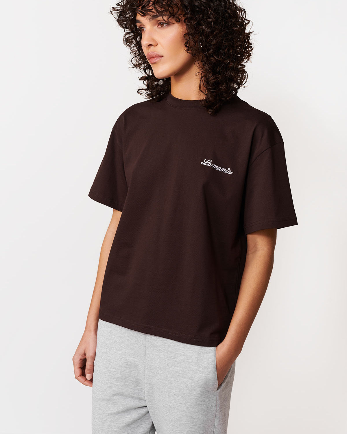 T-SHIRT CARENA DARK CHOCOLATE