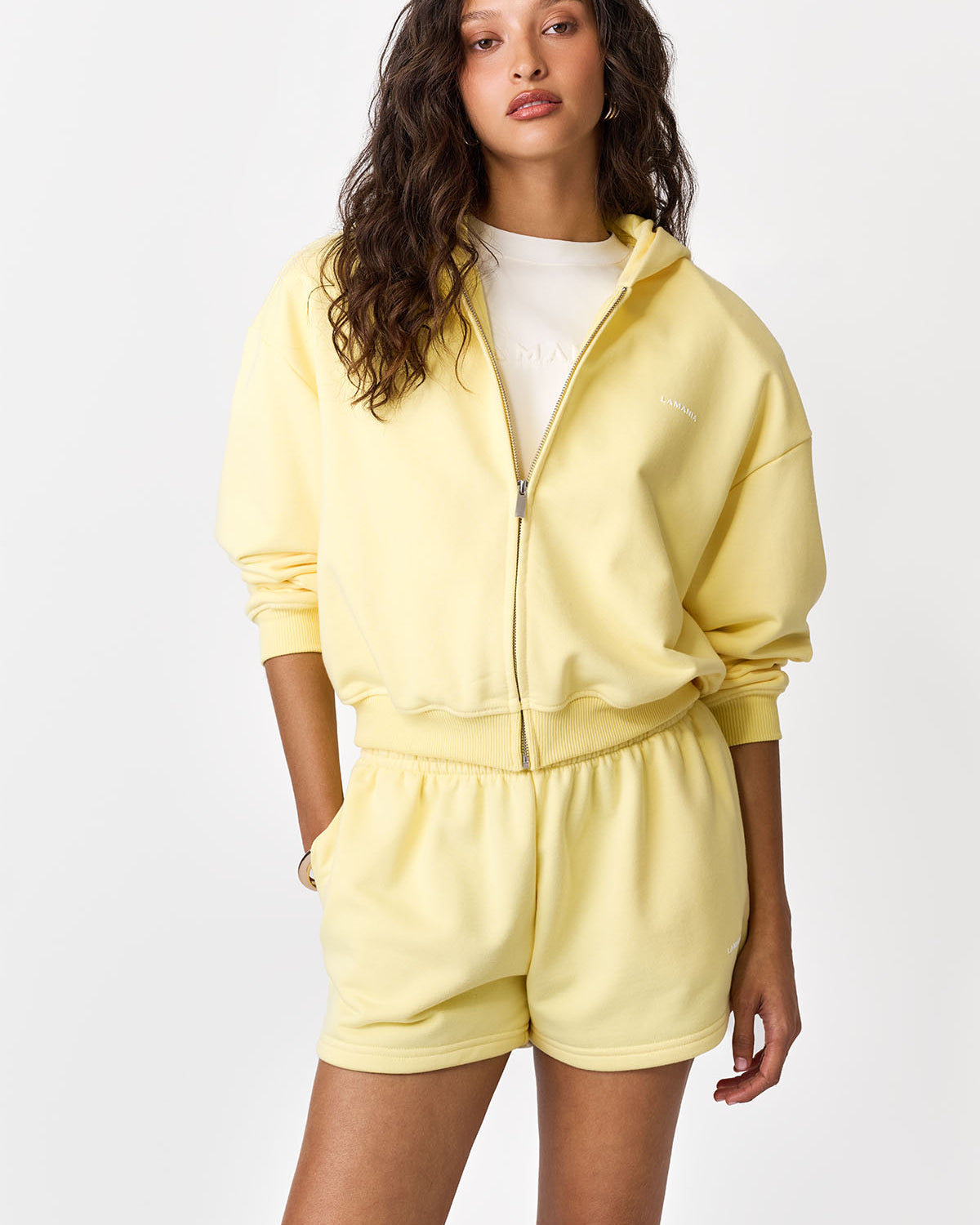 BLUZA ROZPINANA CEDRIC PASTEL YELLOW