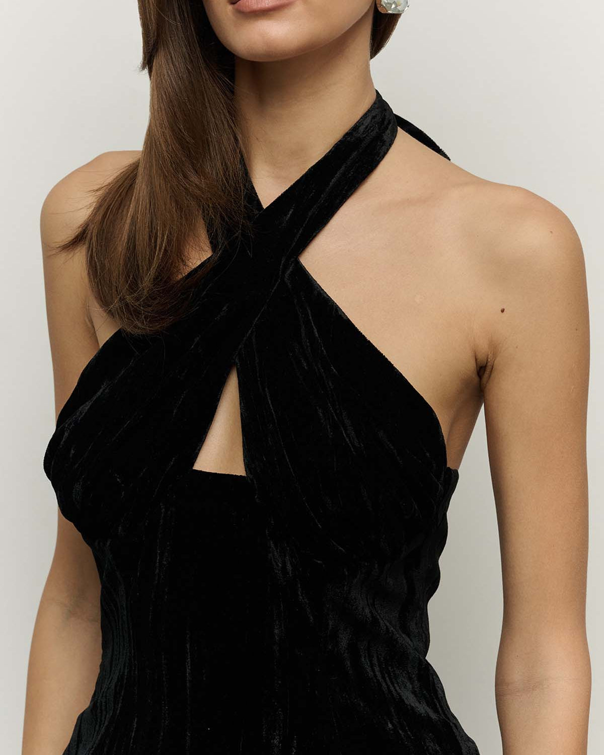 TOP GORSETOWY CHIC BLACK