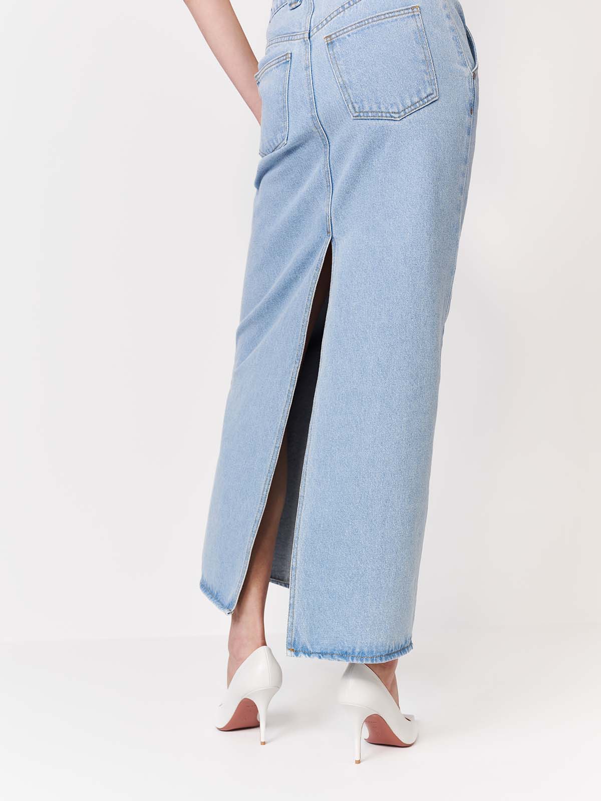 JEANSOWA SPÓDNICA MAXI CRUZ CLASSIC BLUE