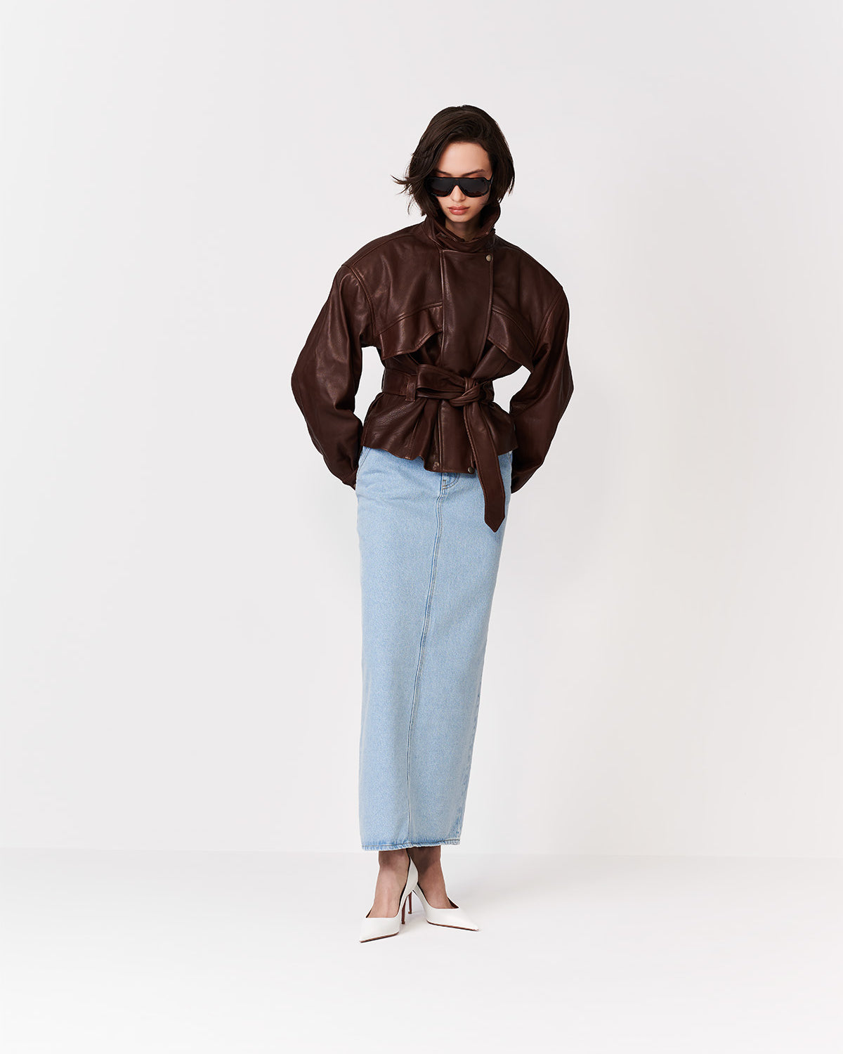 JEANSOWA SPÓDNICA MAXI CRUZ CLASSIC BLUE