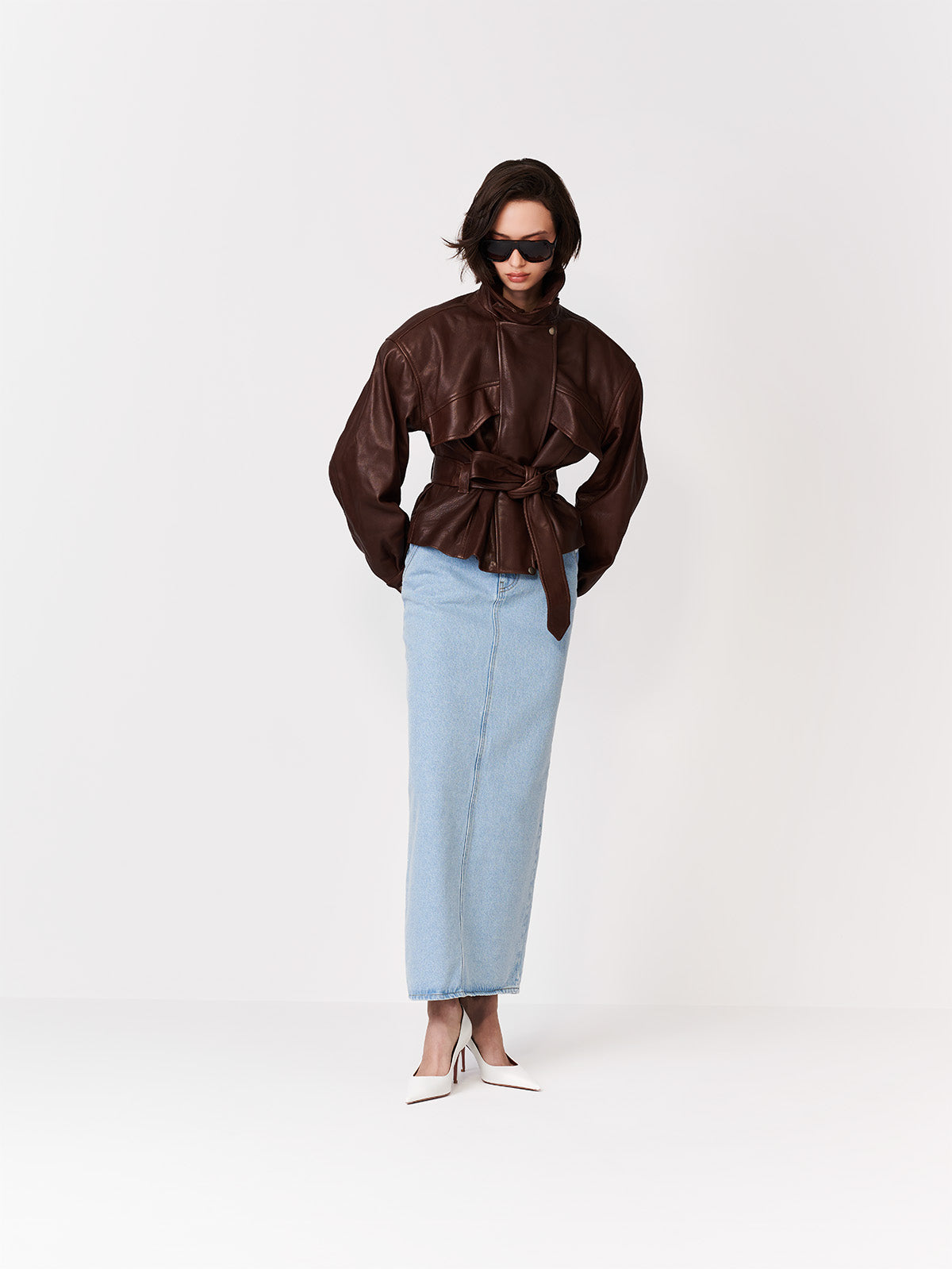JEANSOWA SPÓDNICA MAXI CRUZ CLASSIC BLUE