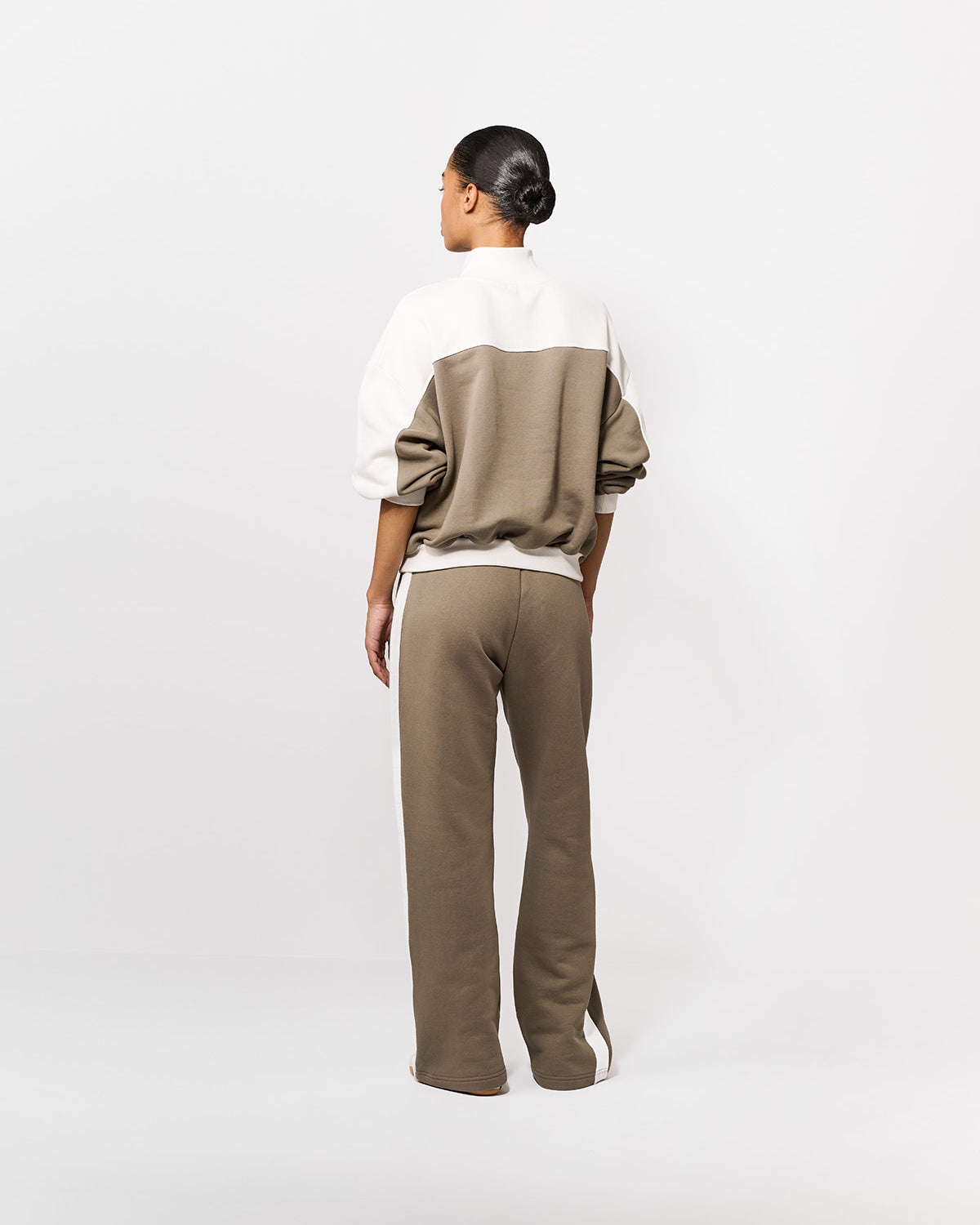 BLUZA ANDERSON OLIVE-ECRU
