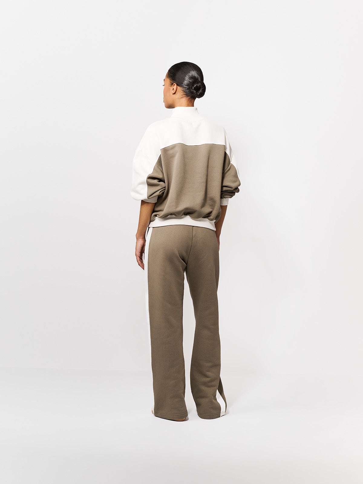 BLUZA ANDERSON OLIVE-ECRU