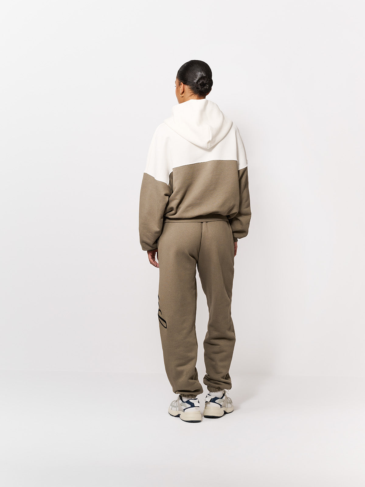 BLUZA Z KAPTUREM FLORIDA OLIVE-ECRU
