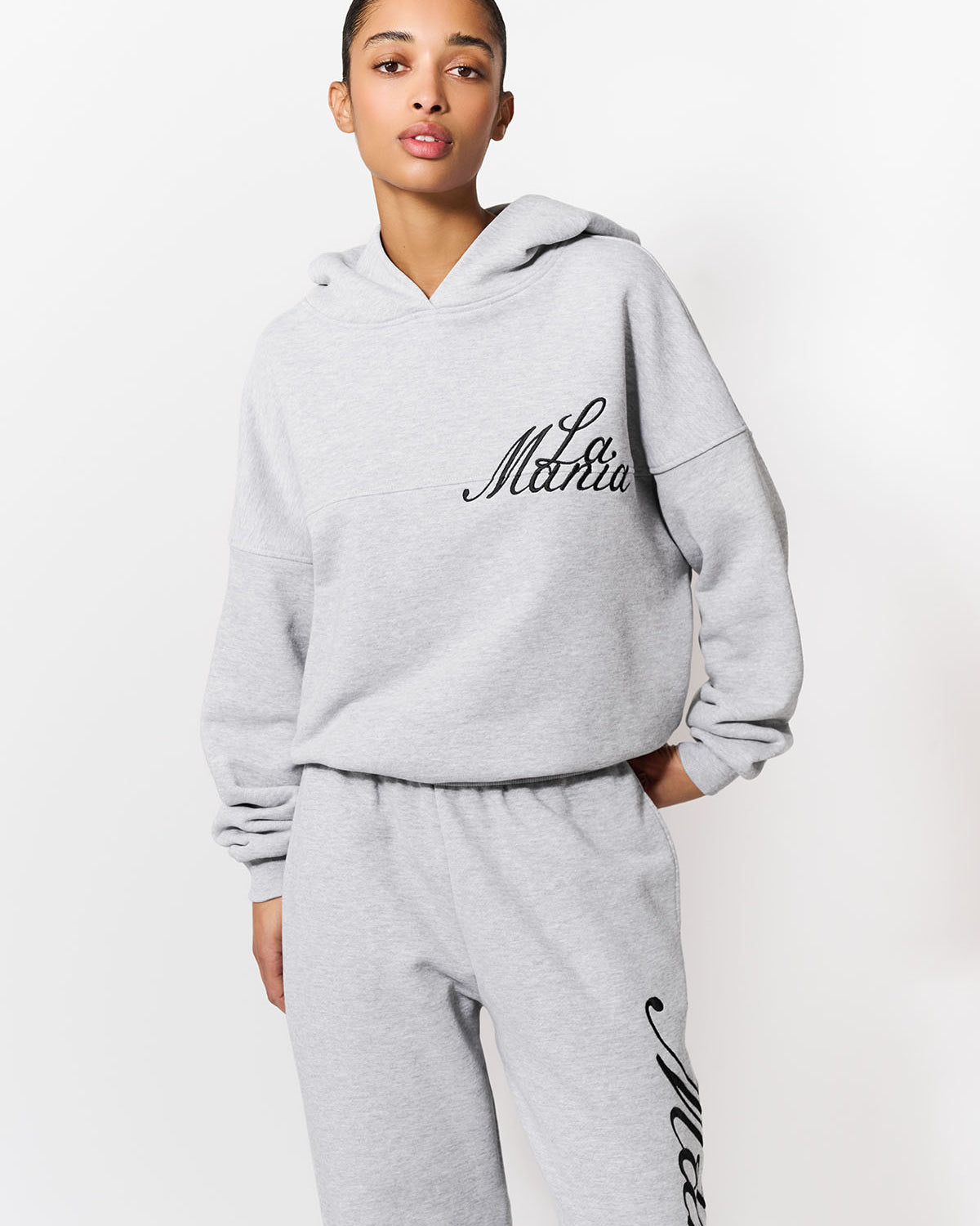 BLUZA Z KAPTUREM FLORIDA GREY MELANGE