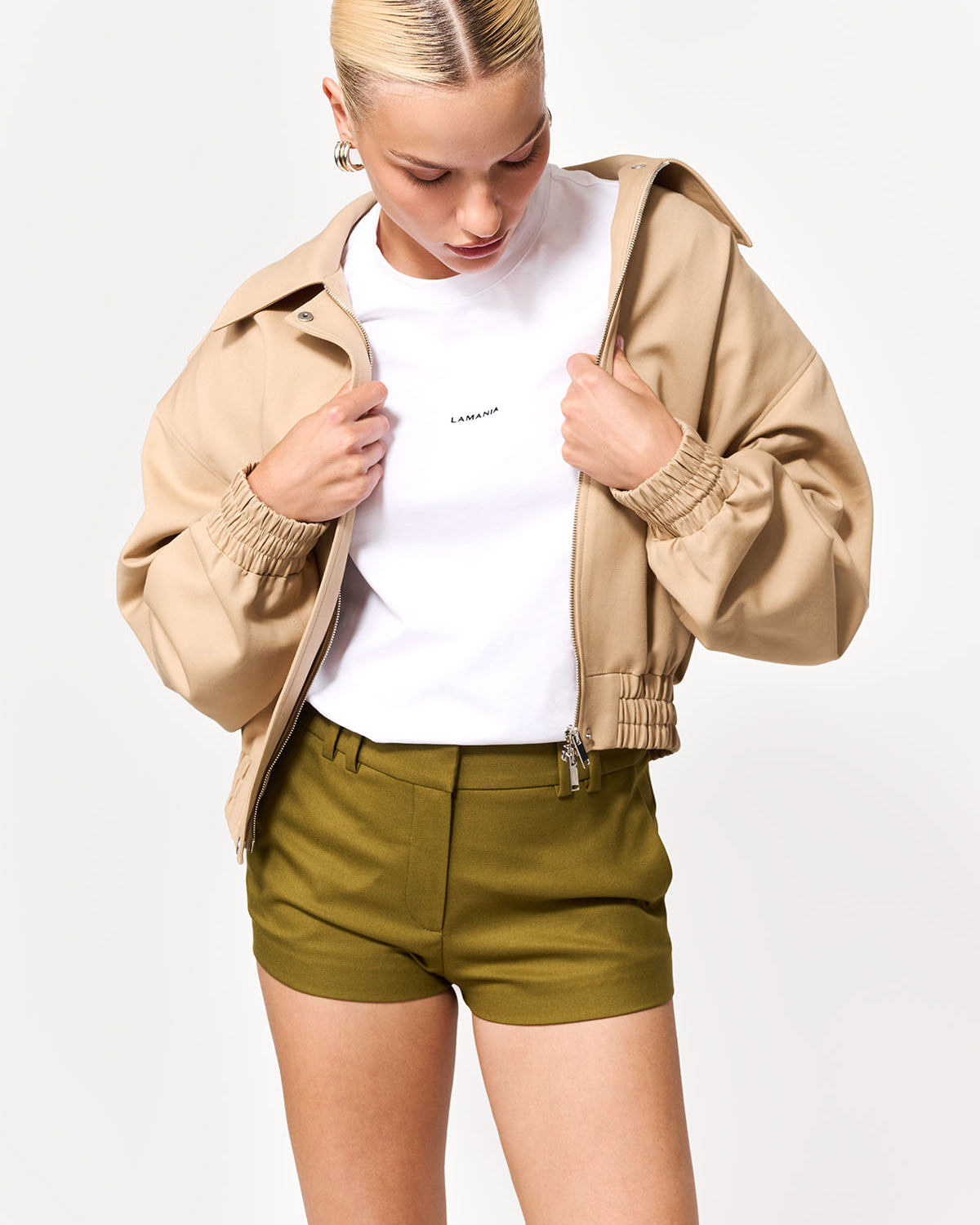 SZORTY MINNY OLIVE