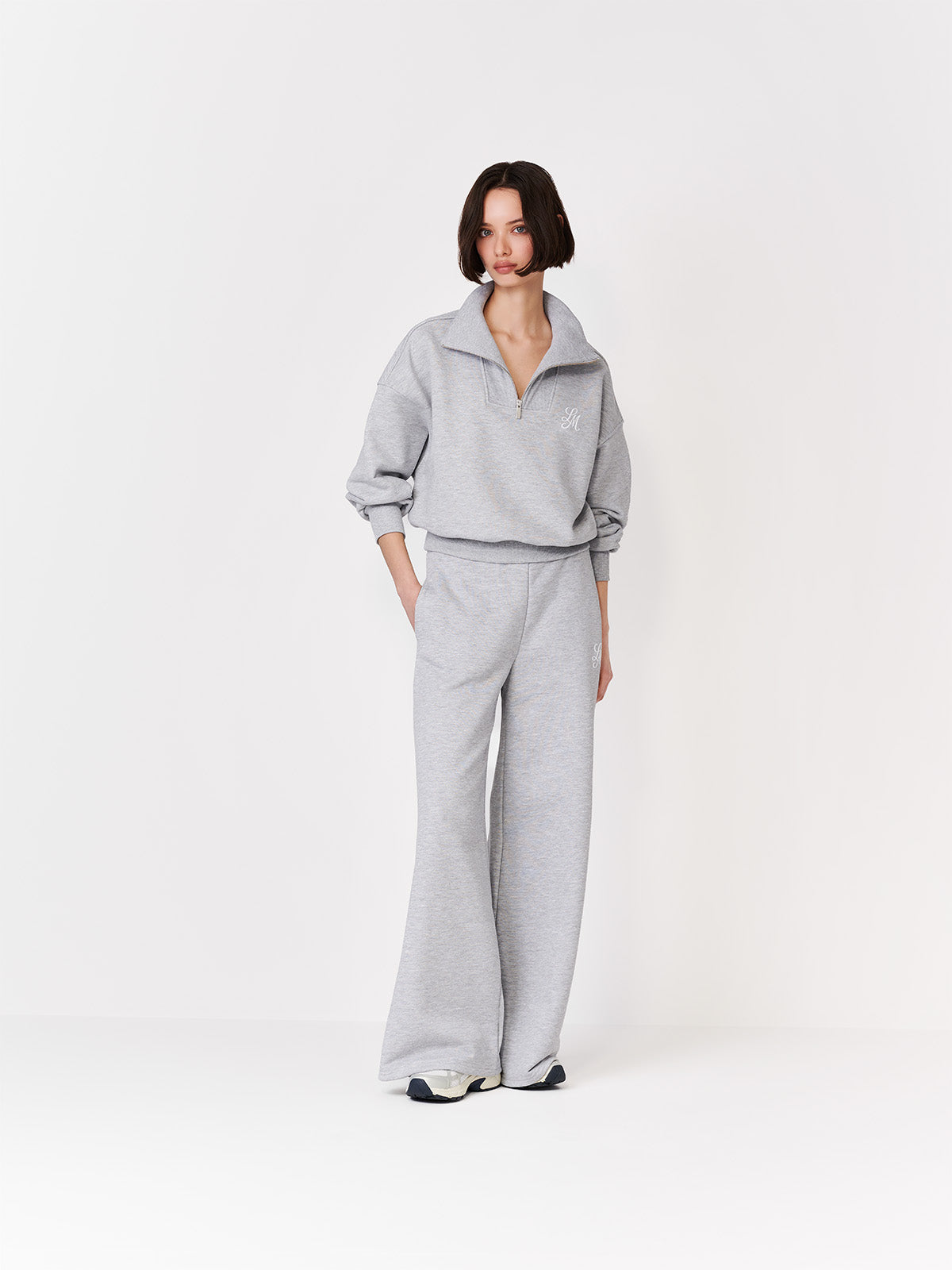 BLUZA JOANNI GREY MELANGE