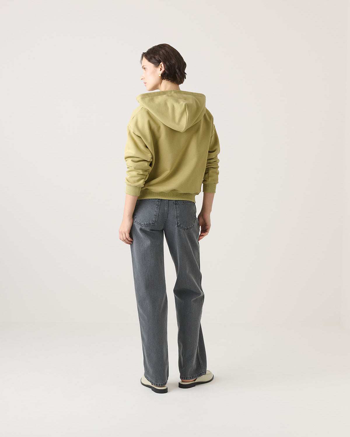 BLUZA Z KAPTUREM JUNA PISTACHIO