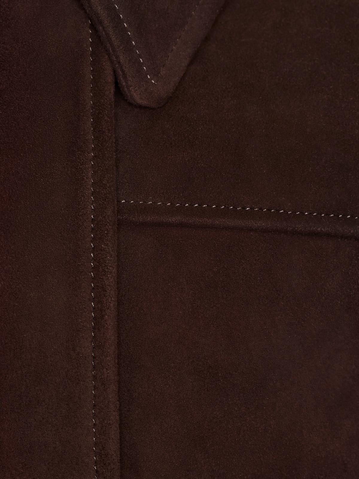 KURTKA ZAMSZOWA BERLIN DARK CHOCOLATE