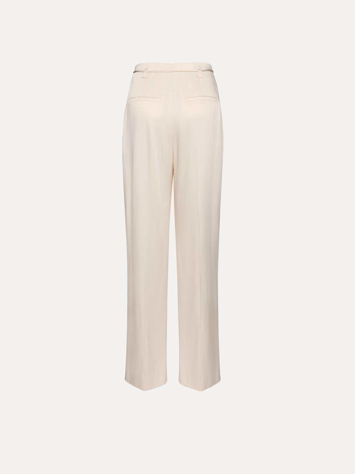 SPODNIE GARNITUROWE LYS OFF WHITE