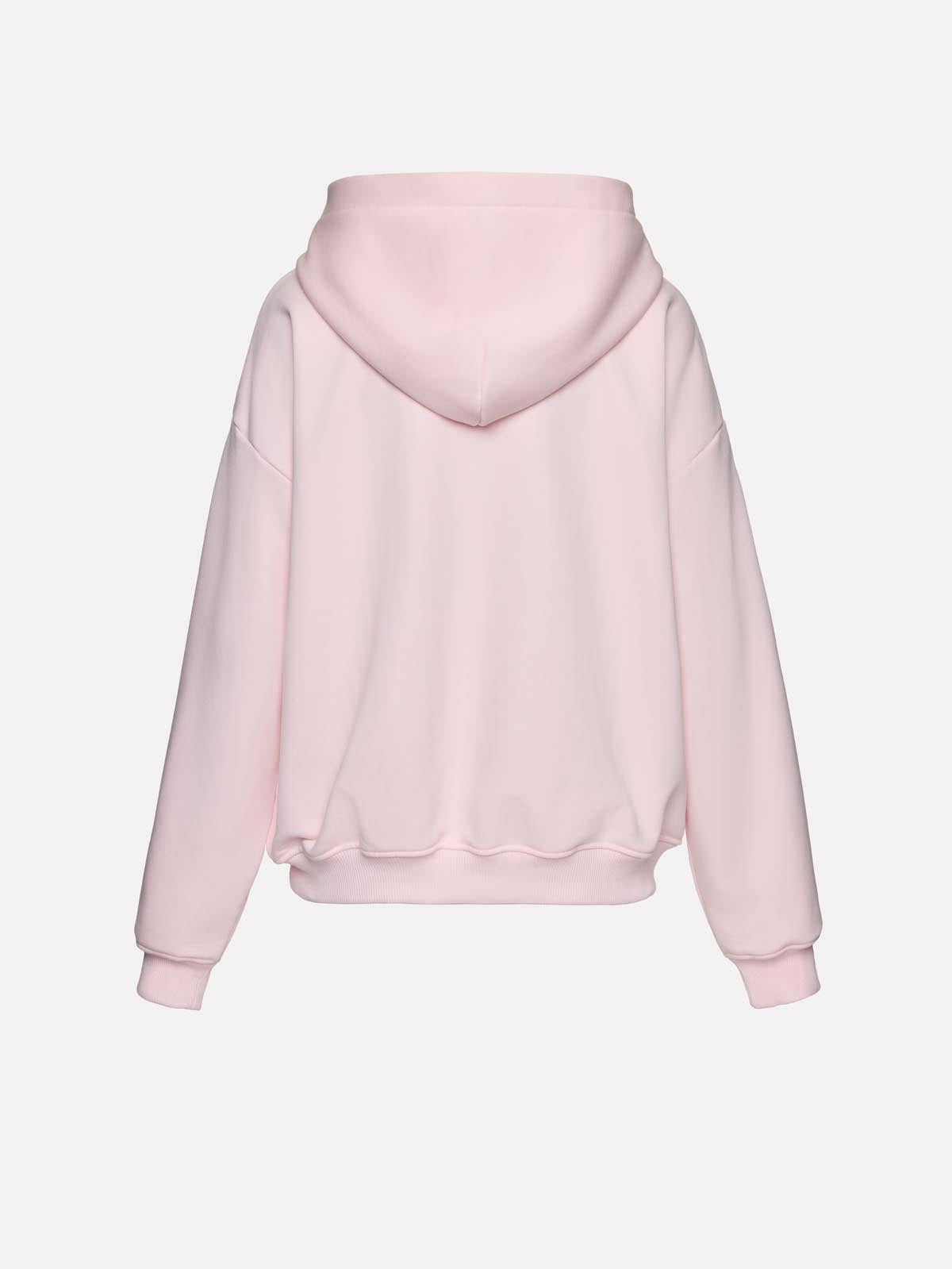 BLUZA Z KAPTUREM SYDNEY PASTEL PINK