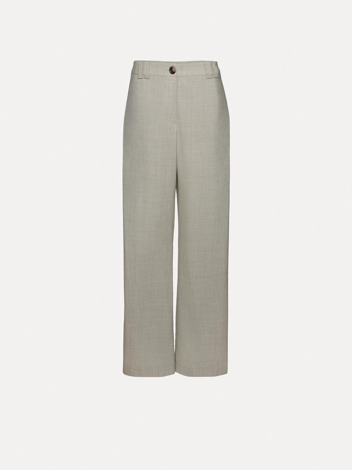 SPODNIE GARNITUROWE EZRA BEIGE MELANGE