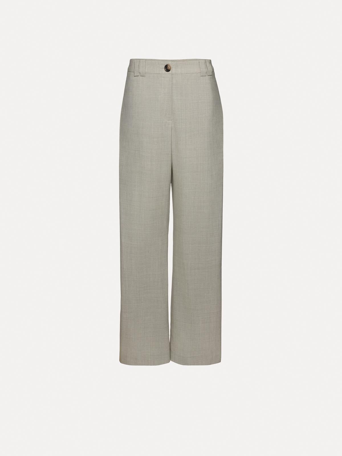 SPODNIE GARNITUROWE EZRA BEIGE MELANGE