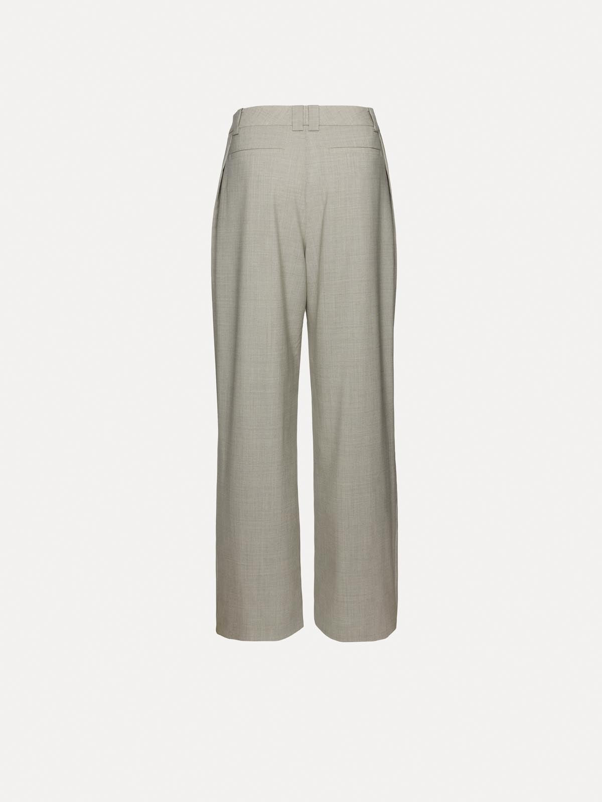 SPODNIE GARNITUROWE EZRA BEIGE MELANGE
