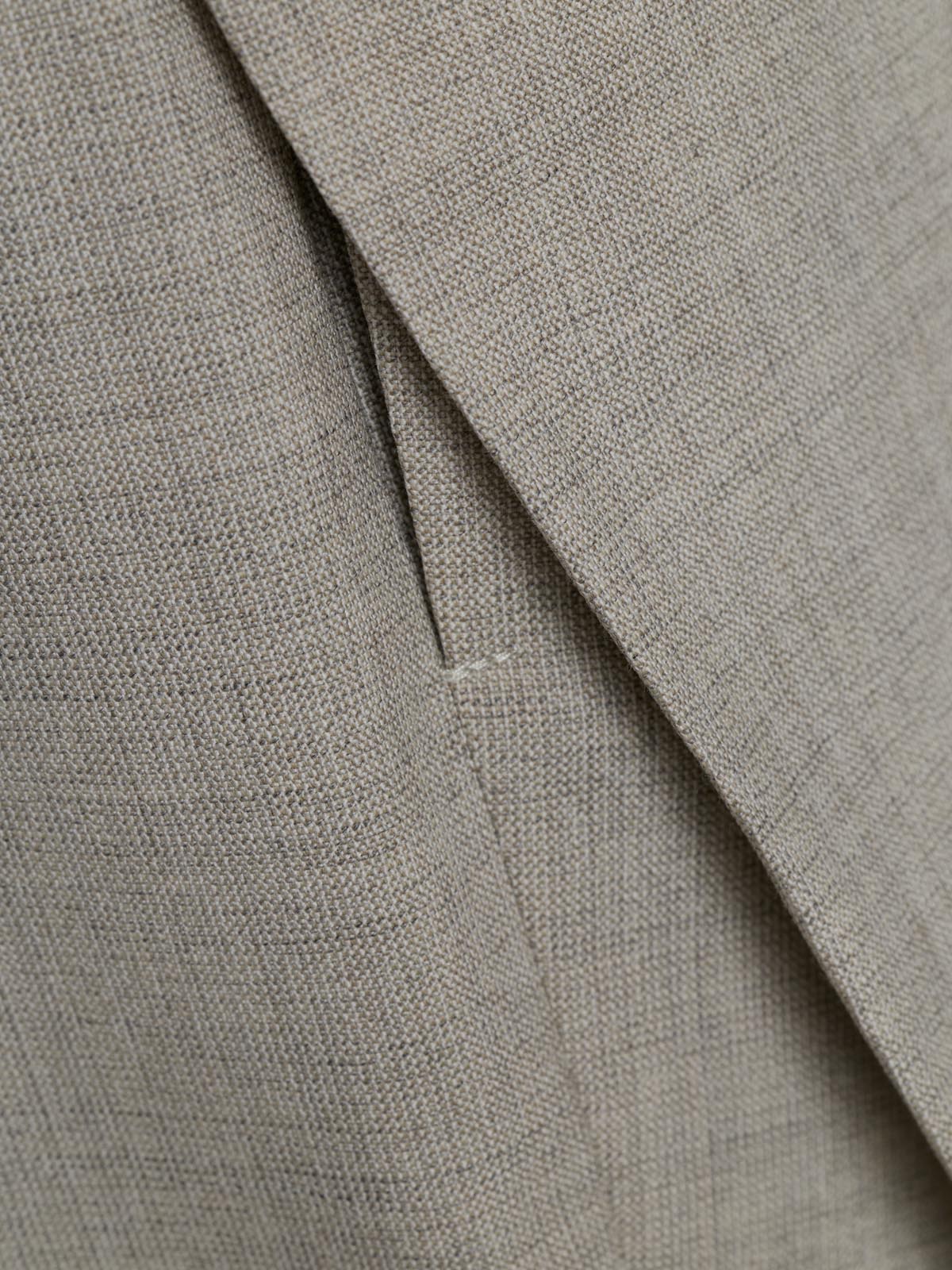SPODNIE GARNITUROWE EZRA BEIGE MELANGE