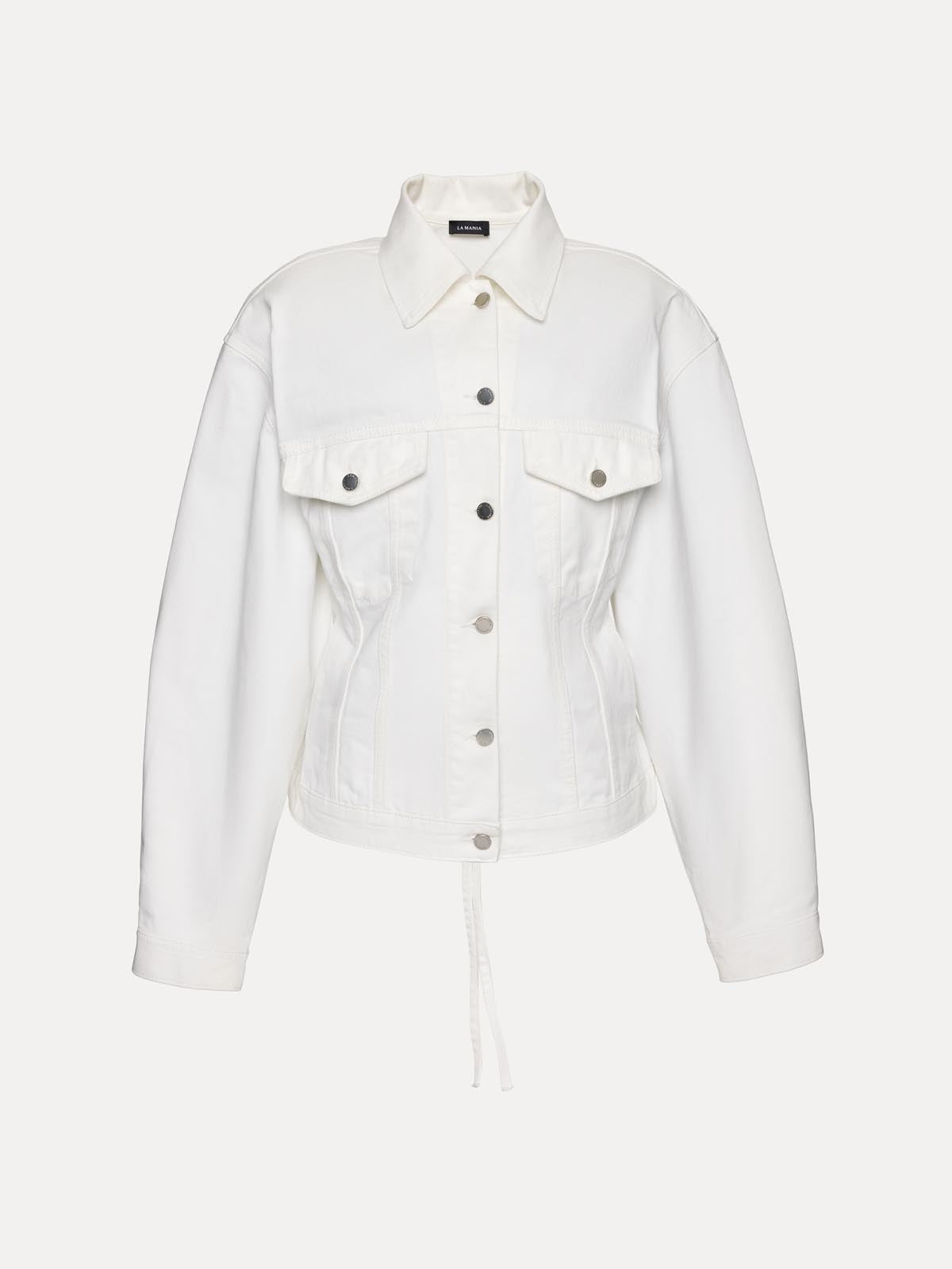 KURTKA JEANSOWA HAIM OFF WHITE