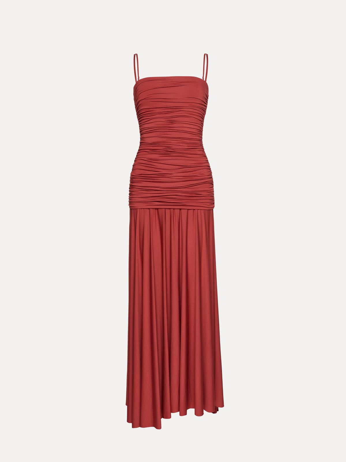 SUKIENKA MAXI DELLA BRICK RED