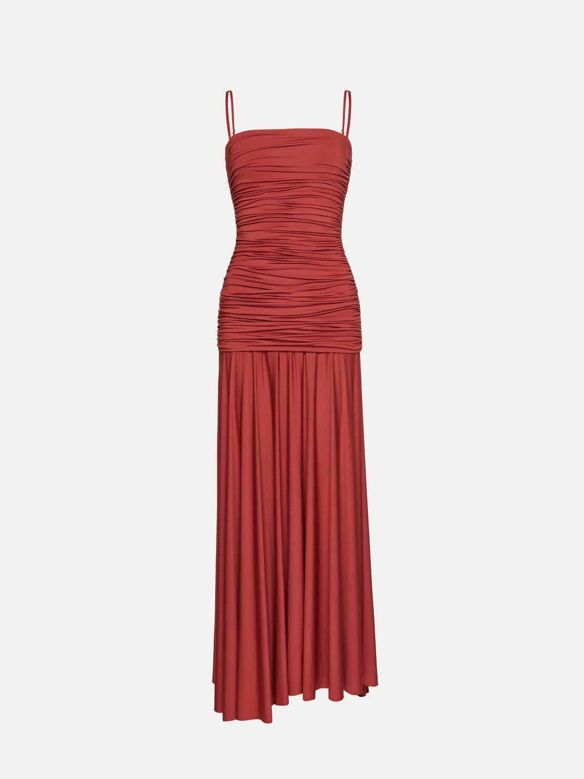 SUKIENKA MAXI DELLA BRICK RED
