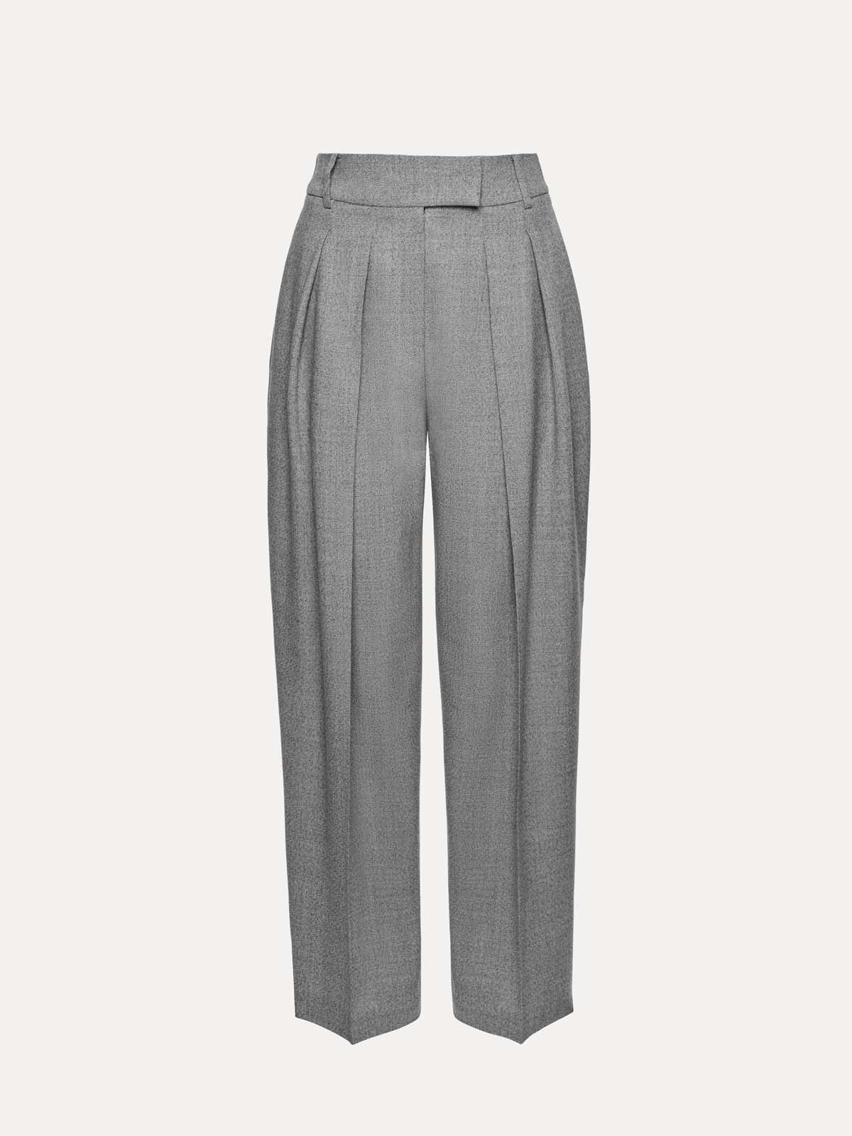 SPODNIE GARNITUROWE DIDION GREY MELANGE