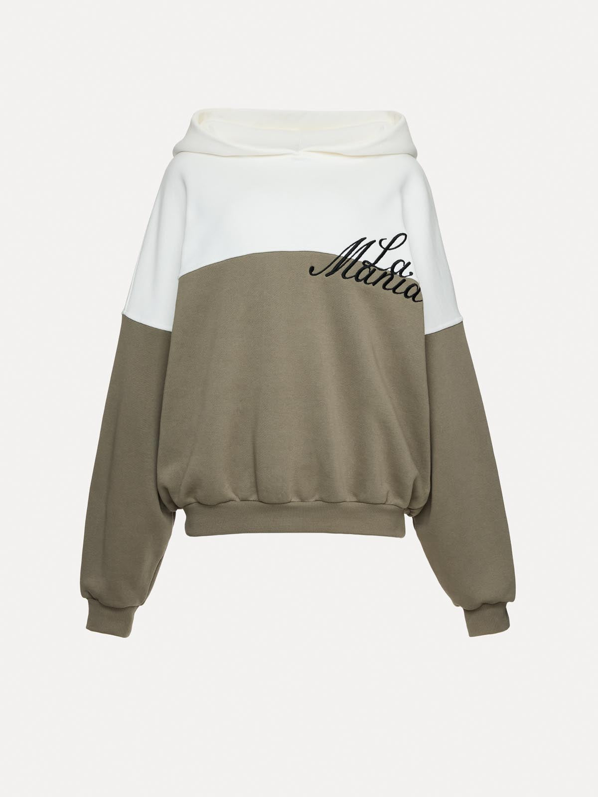 BLUZA Z KAPTUREM FLORIDA OLIVE-ECRU