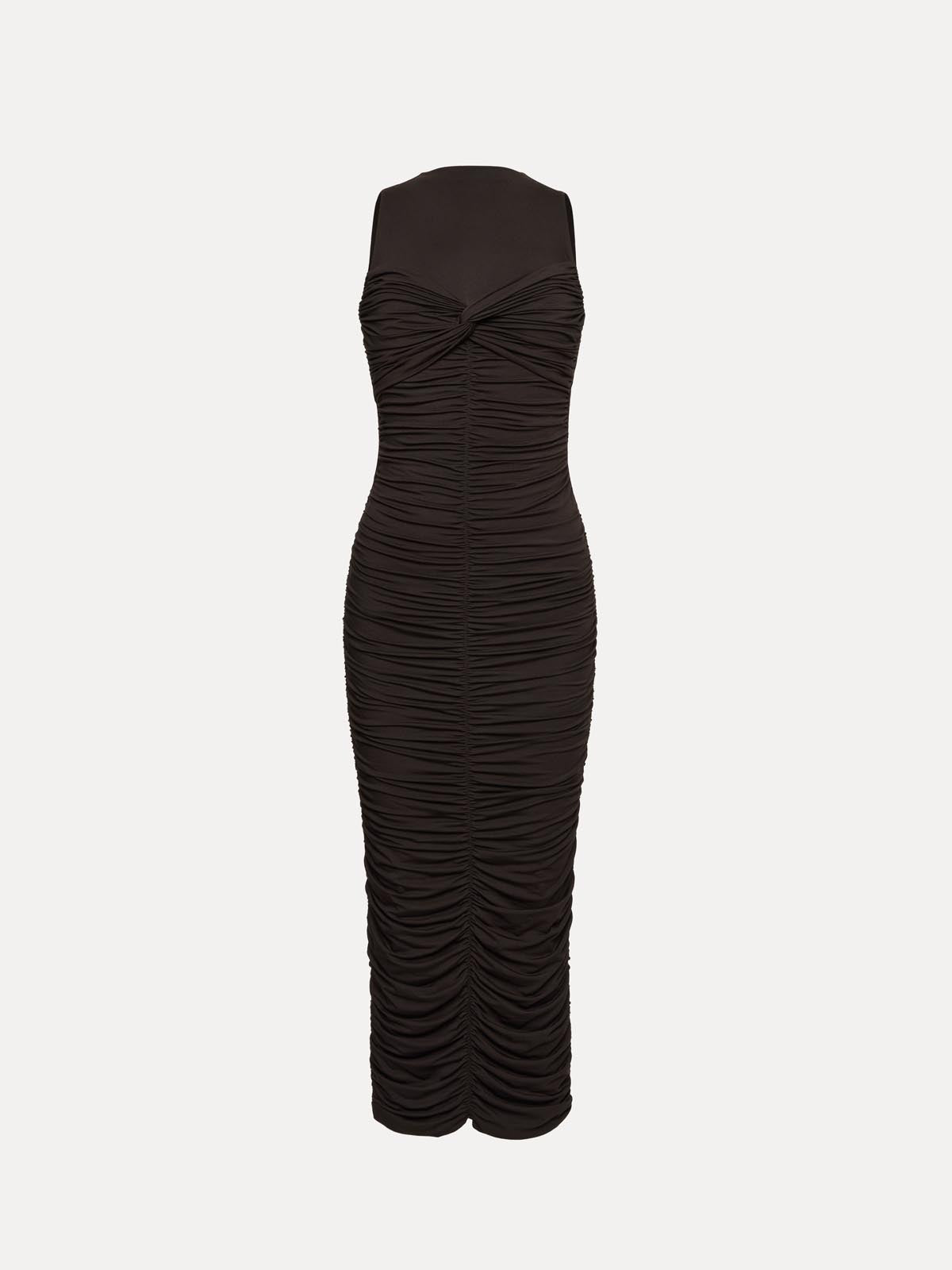 SUKIENKA MAXI HESSIE DARK CHOCOLATE