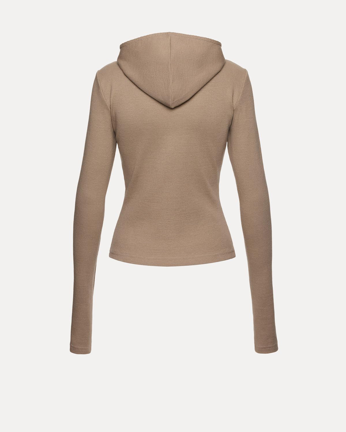 BLUZA Z KAPTUREM MANDY TAUPE