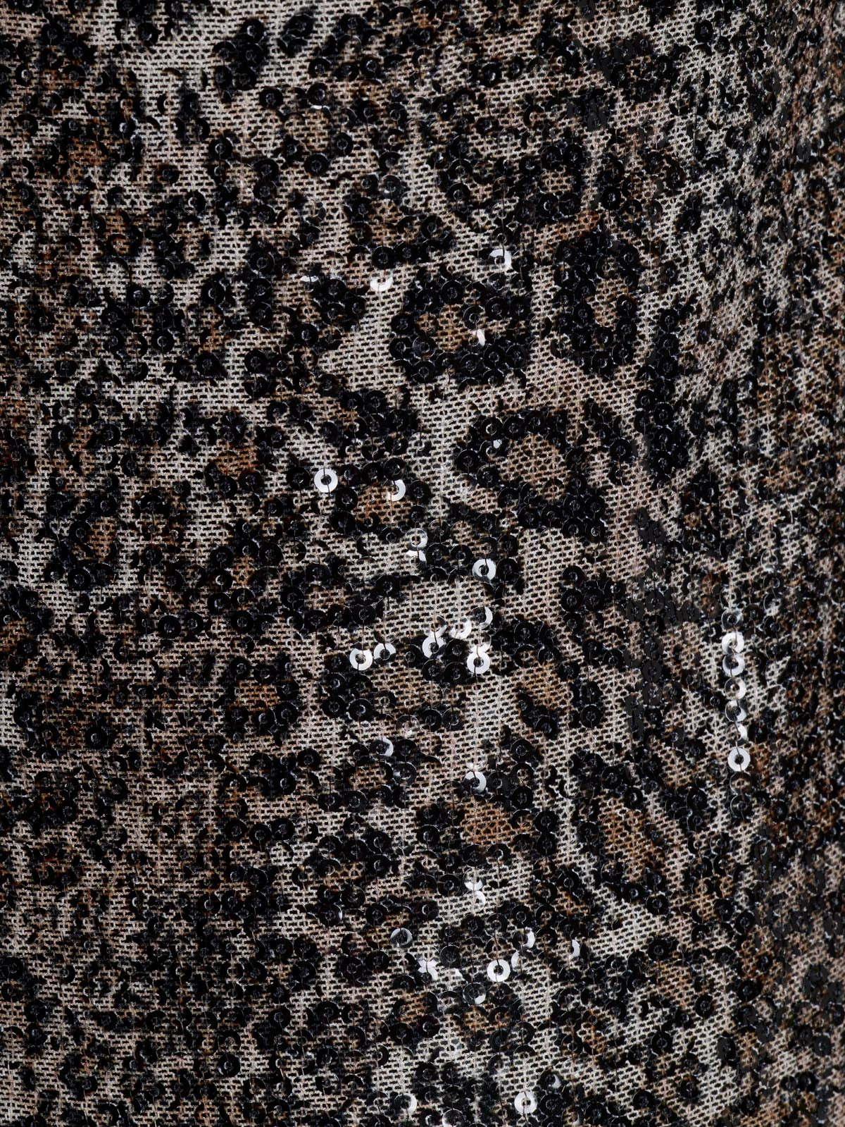 SUKIENKA MIDI RIVO BLACK-BROWN