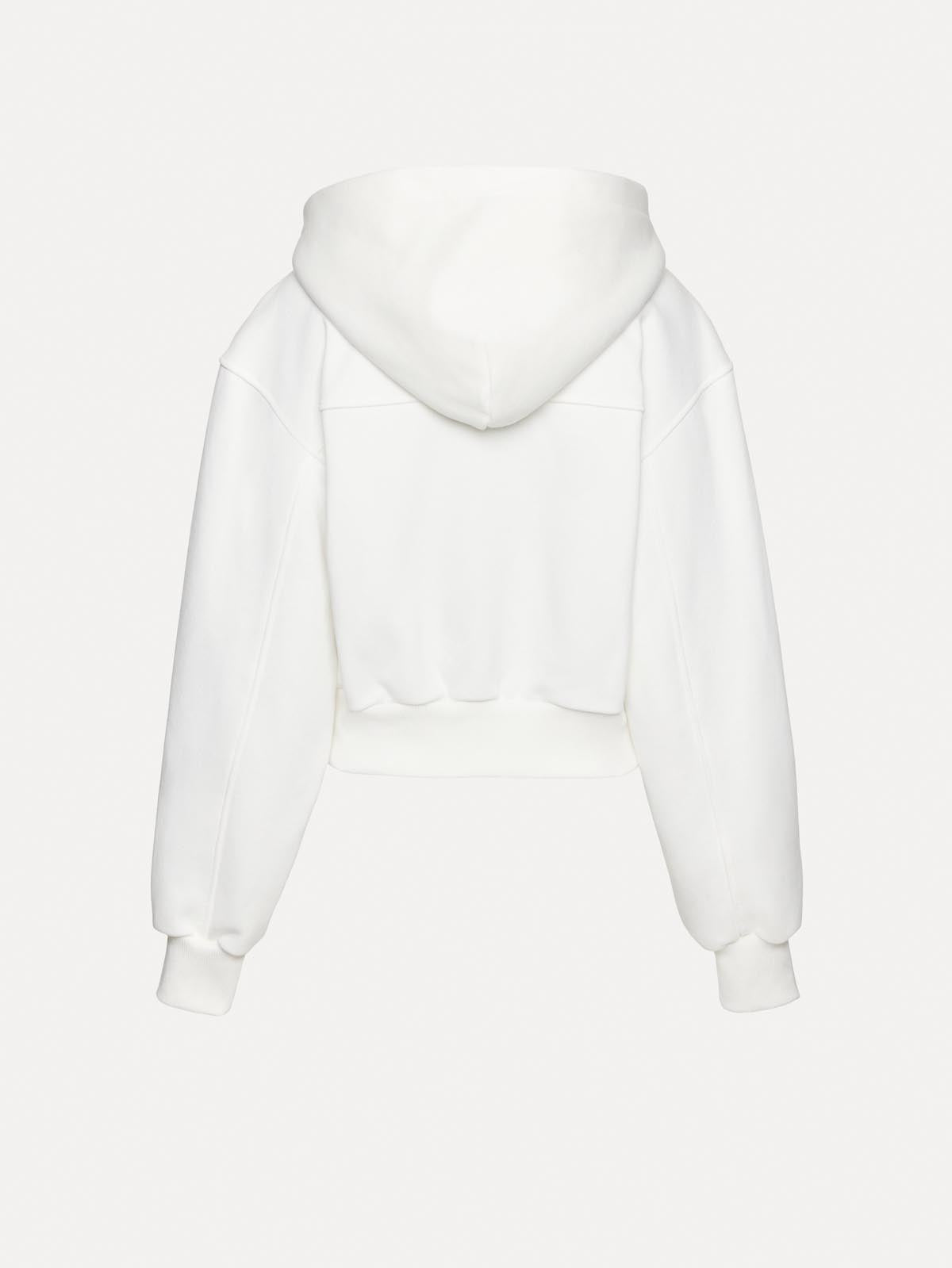 BLUZA Z KAPTUREM TOVI OFF WHITE
