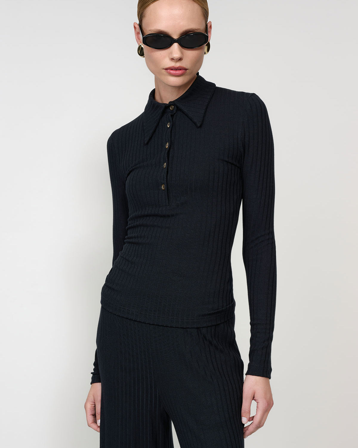 BLUZKA POLO LESLEE BLACK