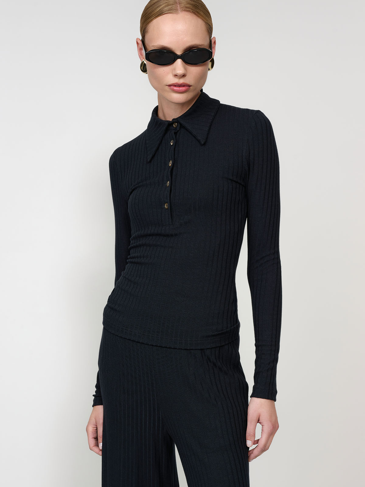 BLUZKA POLO LESLEE BLACK