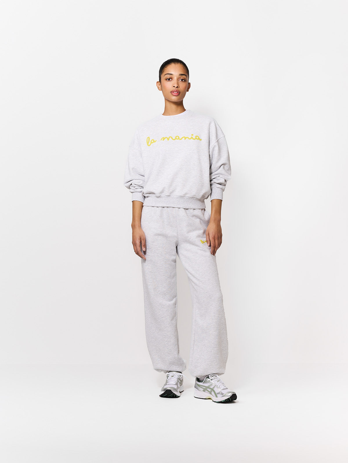 SPODNIE DRESOWE LAI GREY MELANGE