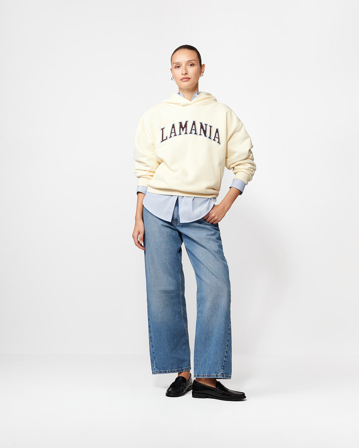 BLUZA Z KAPTUREM LOS BUTTER YELLOW