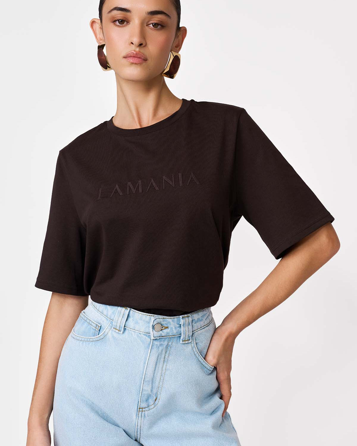 T-SHIRT LUCY DARK CHOCOLATE