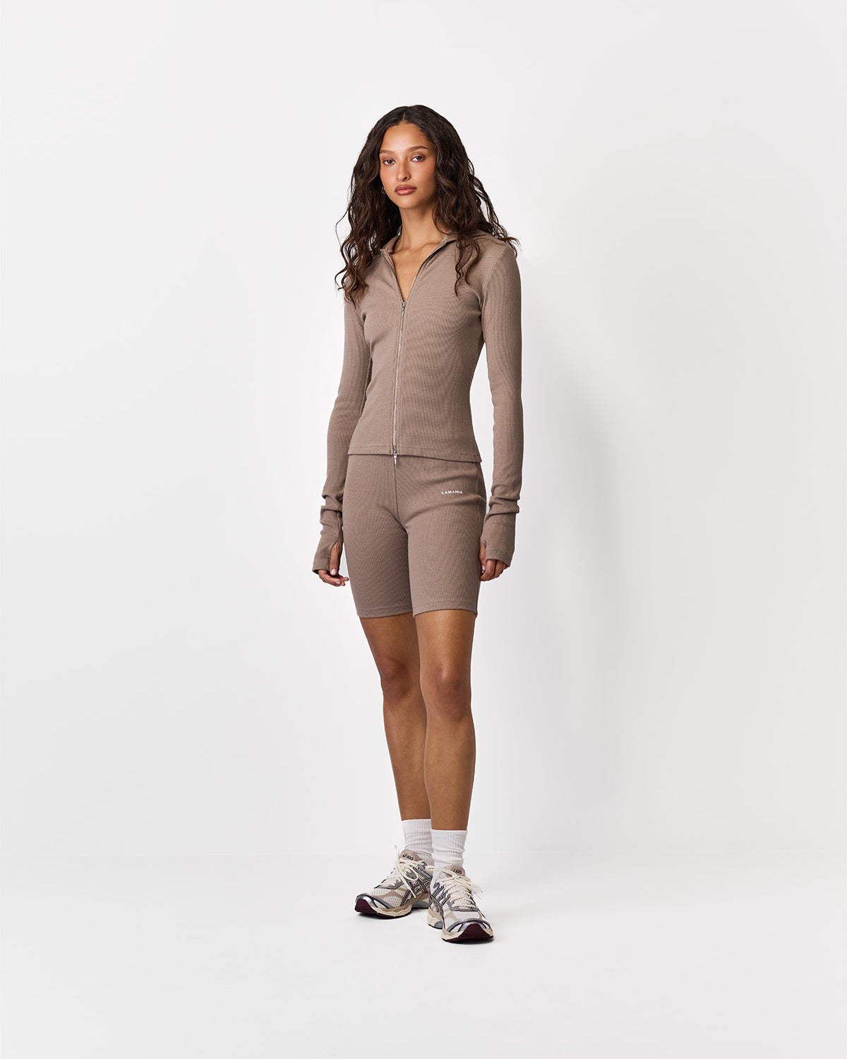 BLUZA Z KAPTUREM MANDY TAUPE