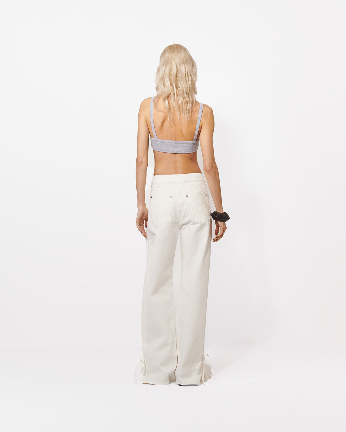 TOP NERI GREY MELANGE