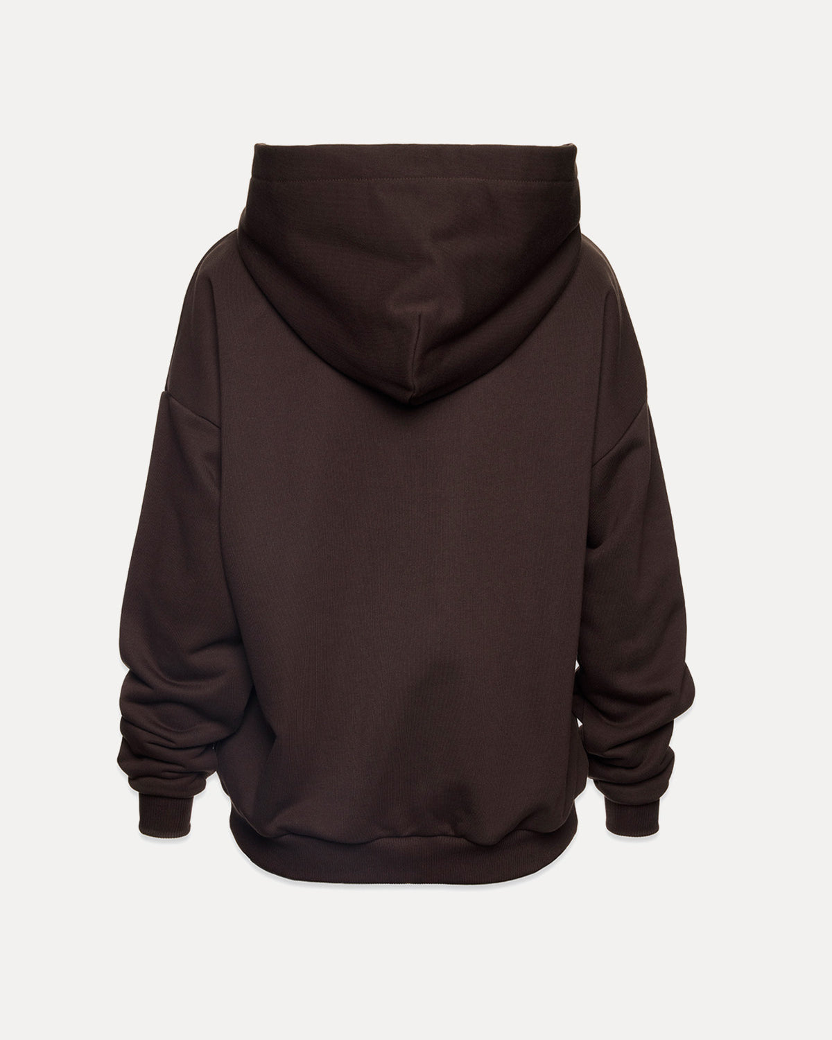 BLUZA Z KAPTUREM TRACK DARK CHOCOLATE