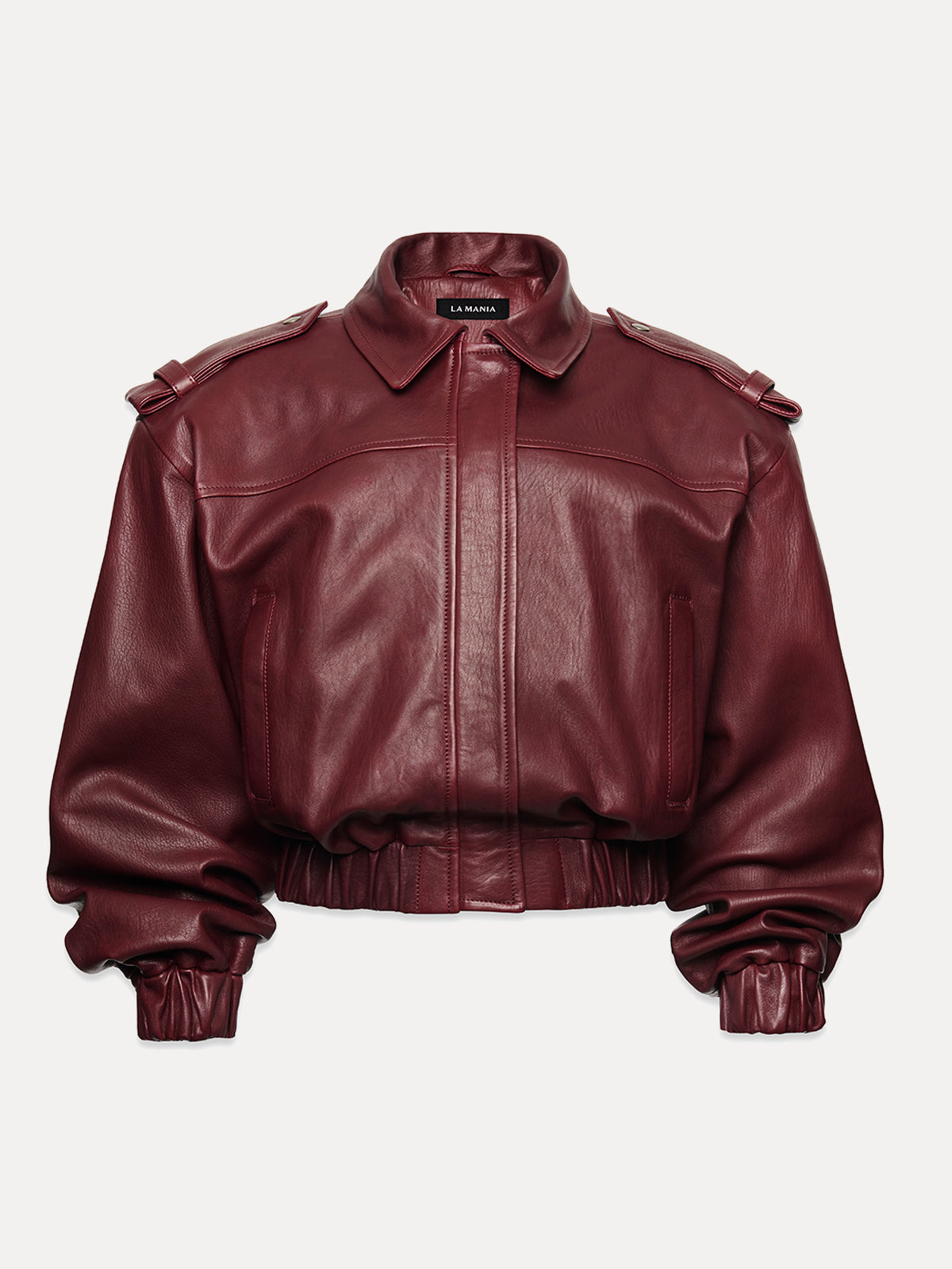 KURTKA SKÓRZANA BERLIN BURGUNDY