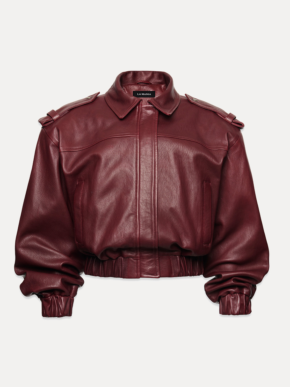 KURTKA SKÓRZANA BERLIN BURGUNDY
