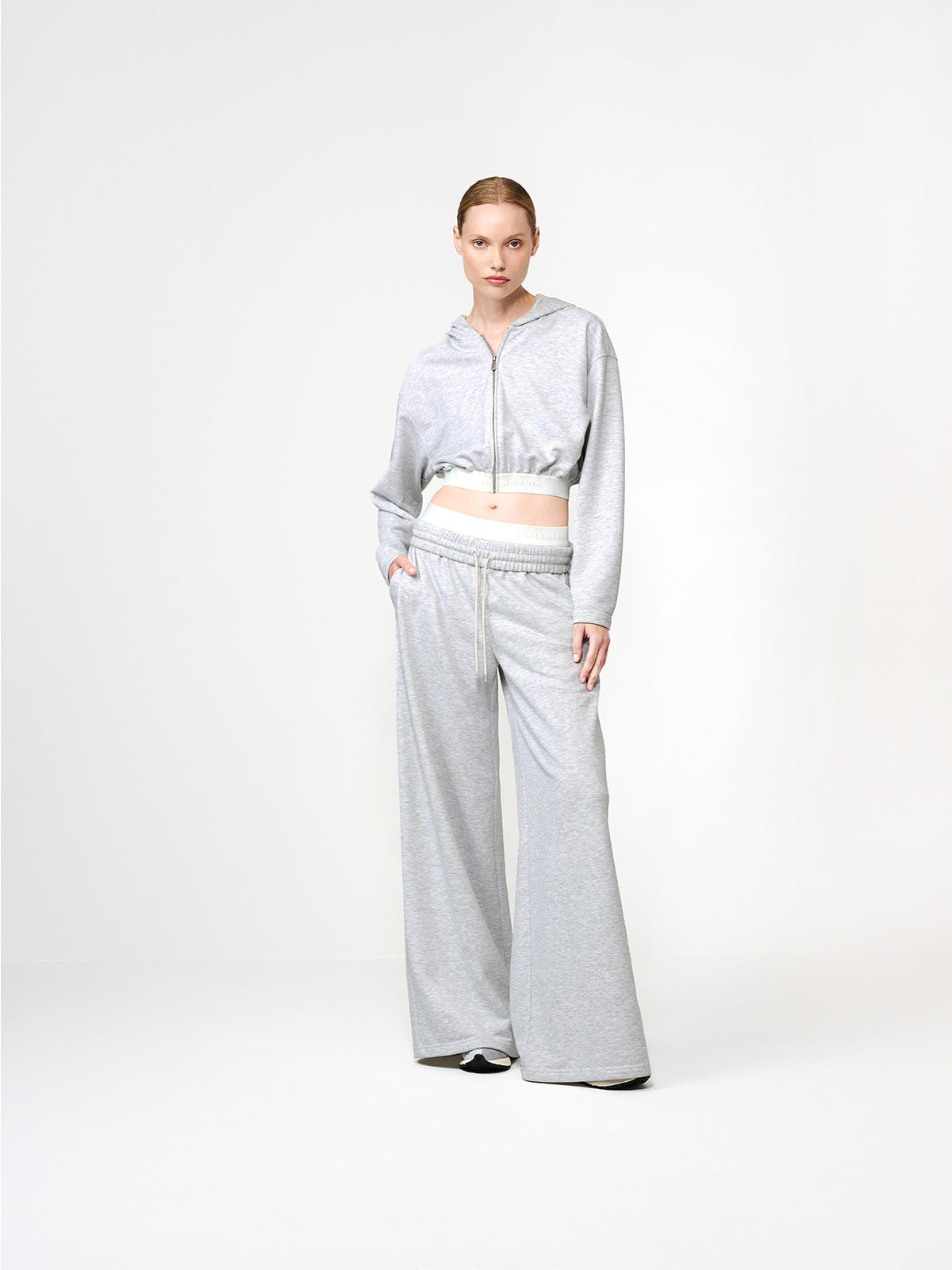 SPODNIE DRESOWE DIXI GREY MELANGE
