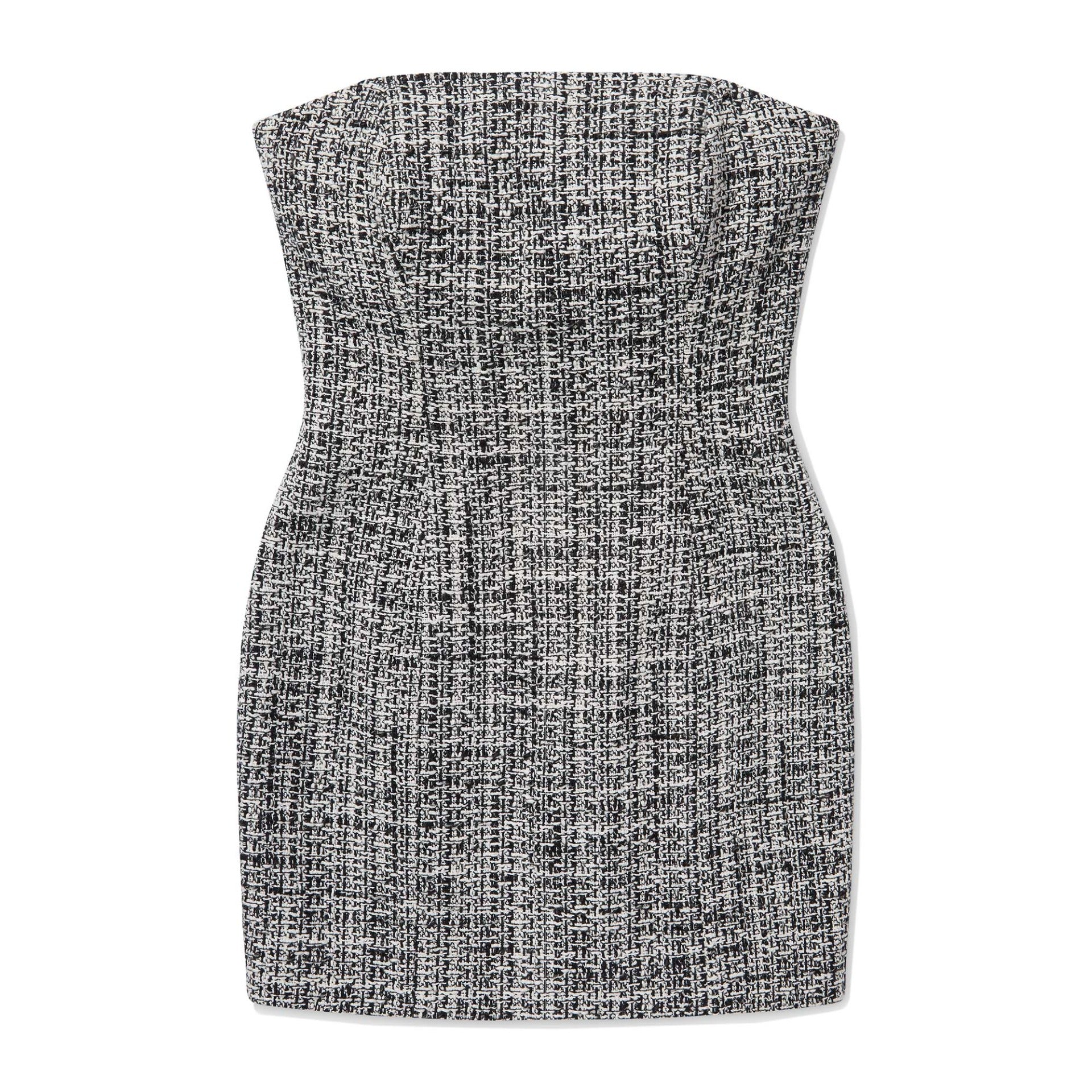 SUKIENKA MINI BELLA BLACK-WHITE