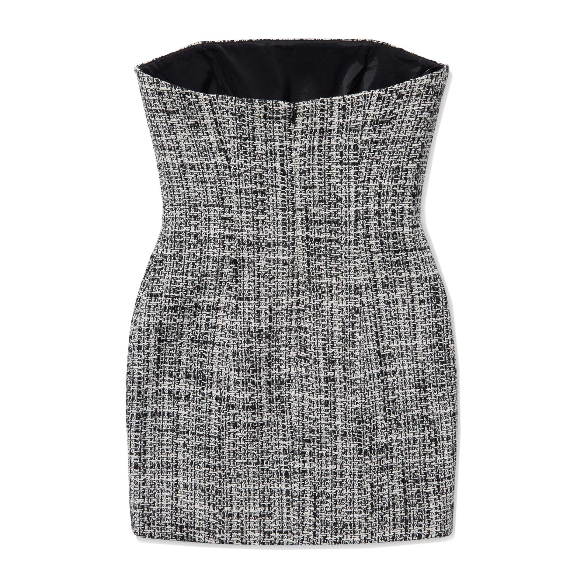 SUKIENKA MINI BELLA BLACK-WHITE